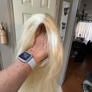 Wig- long blonde wig